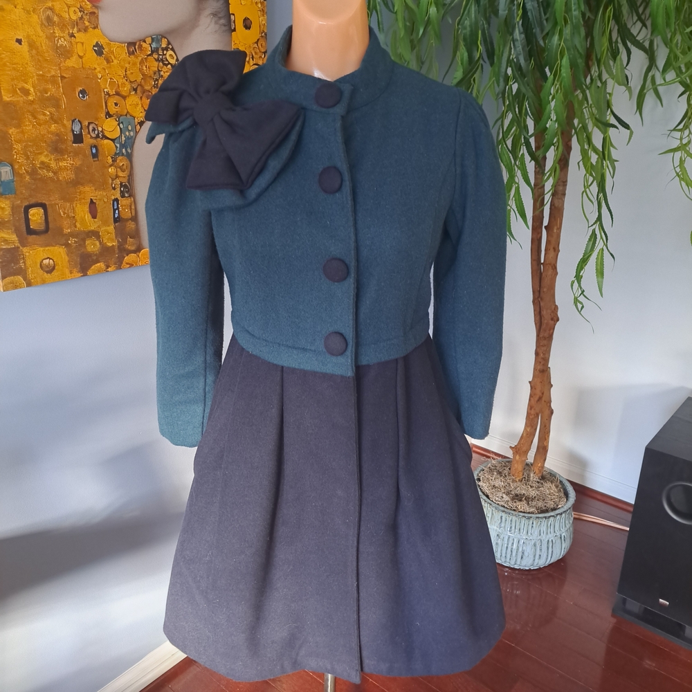 Cutest Kate Middleton Style Anthropologie RYU Bow Coat